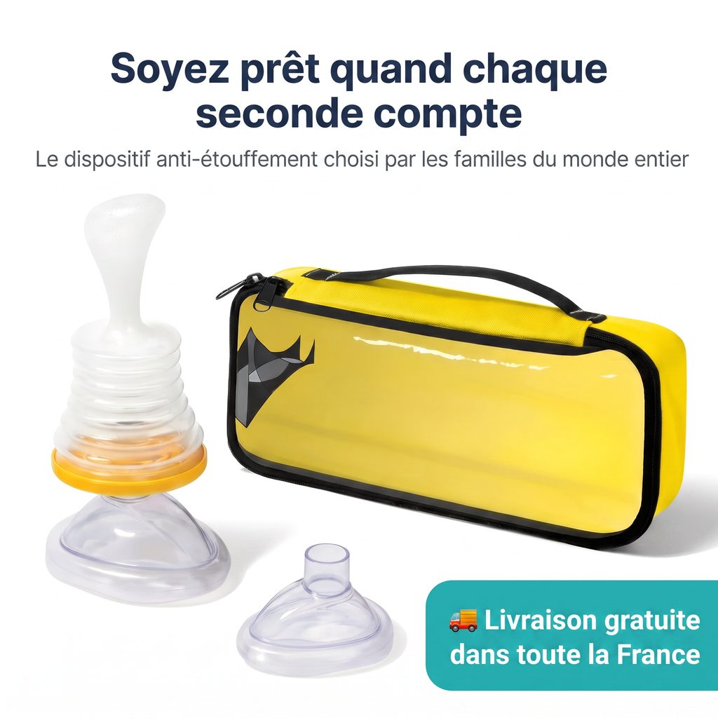 Dispositif anti-étouffement pour adultes et enfants